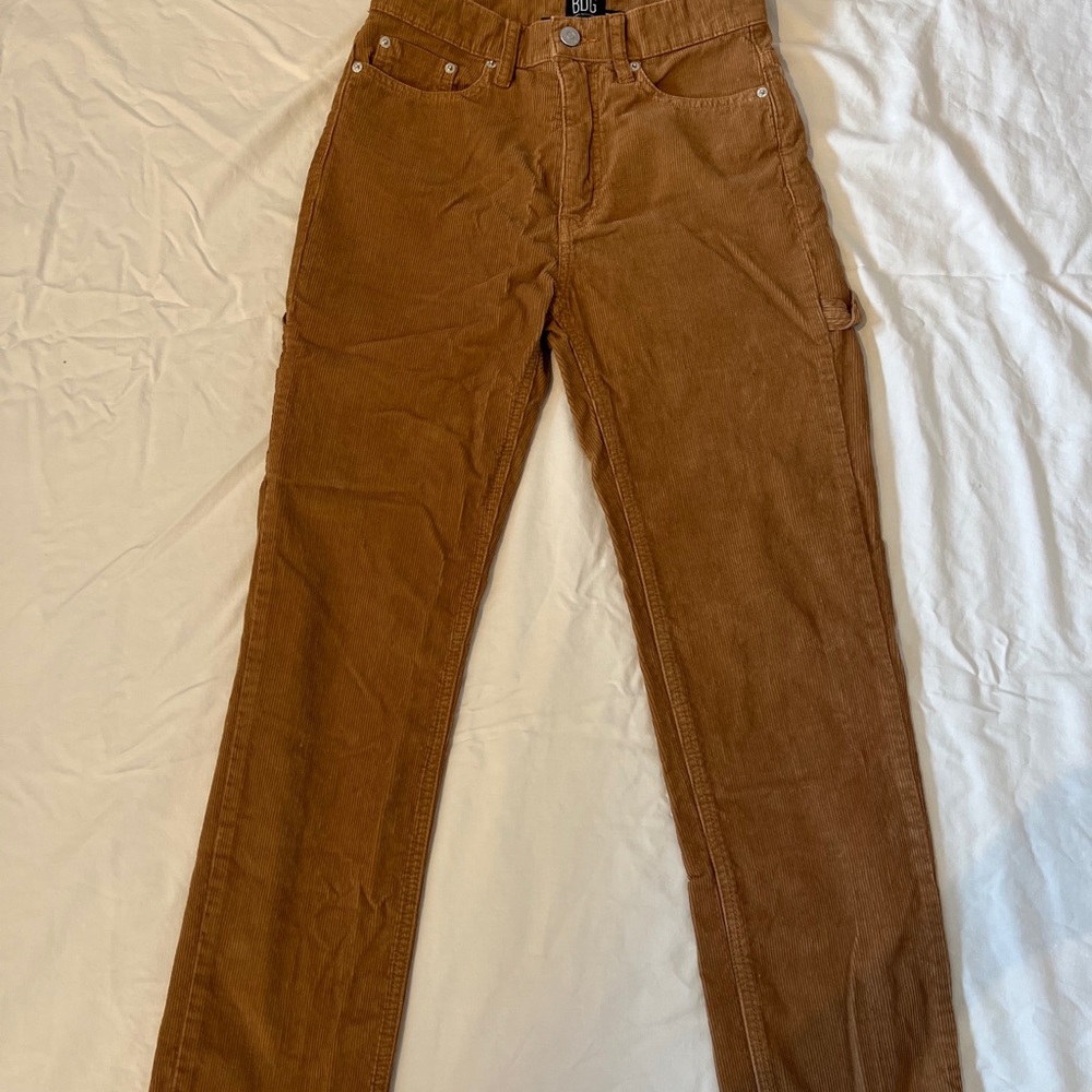 BDG corduroy slim straight leg pants